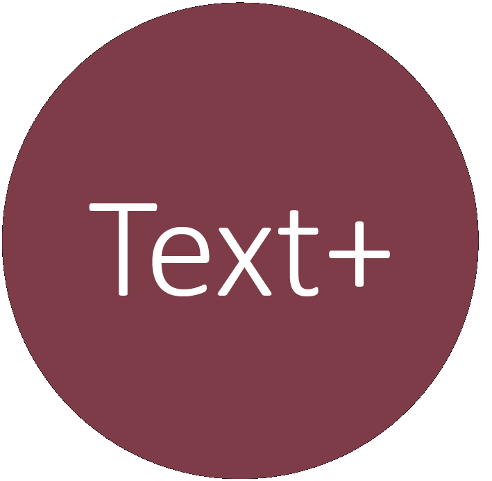 Logo of Text+ project